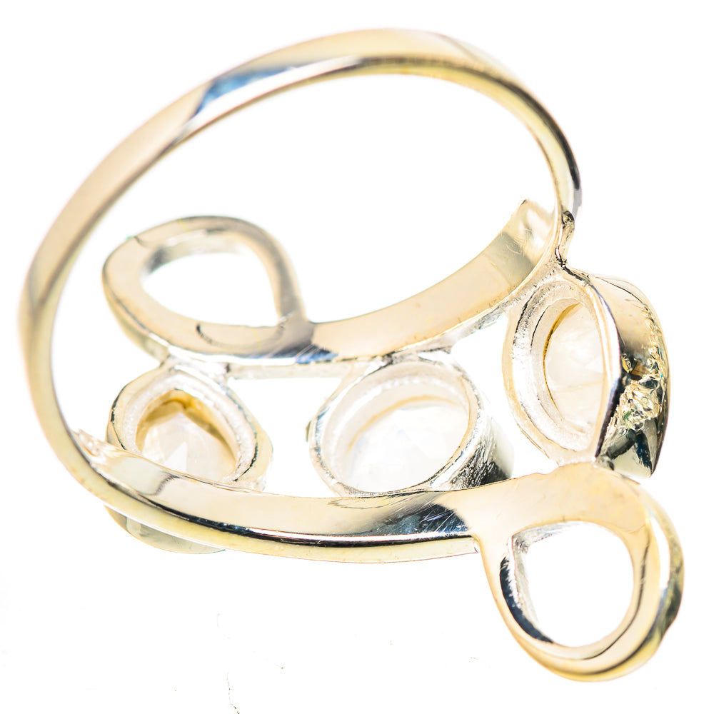 Rainbow Moonstone Rings handcrafted by Ana Silver Co - RING132782 - Photo 3