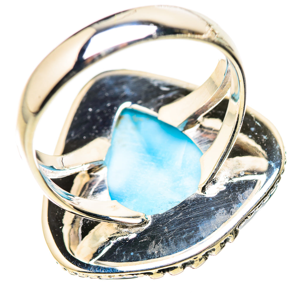 Larimar Rings handcrafted by Ana Silver Co - RING132796 - Photo 3