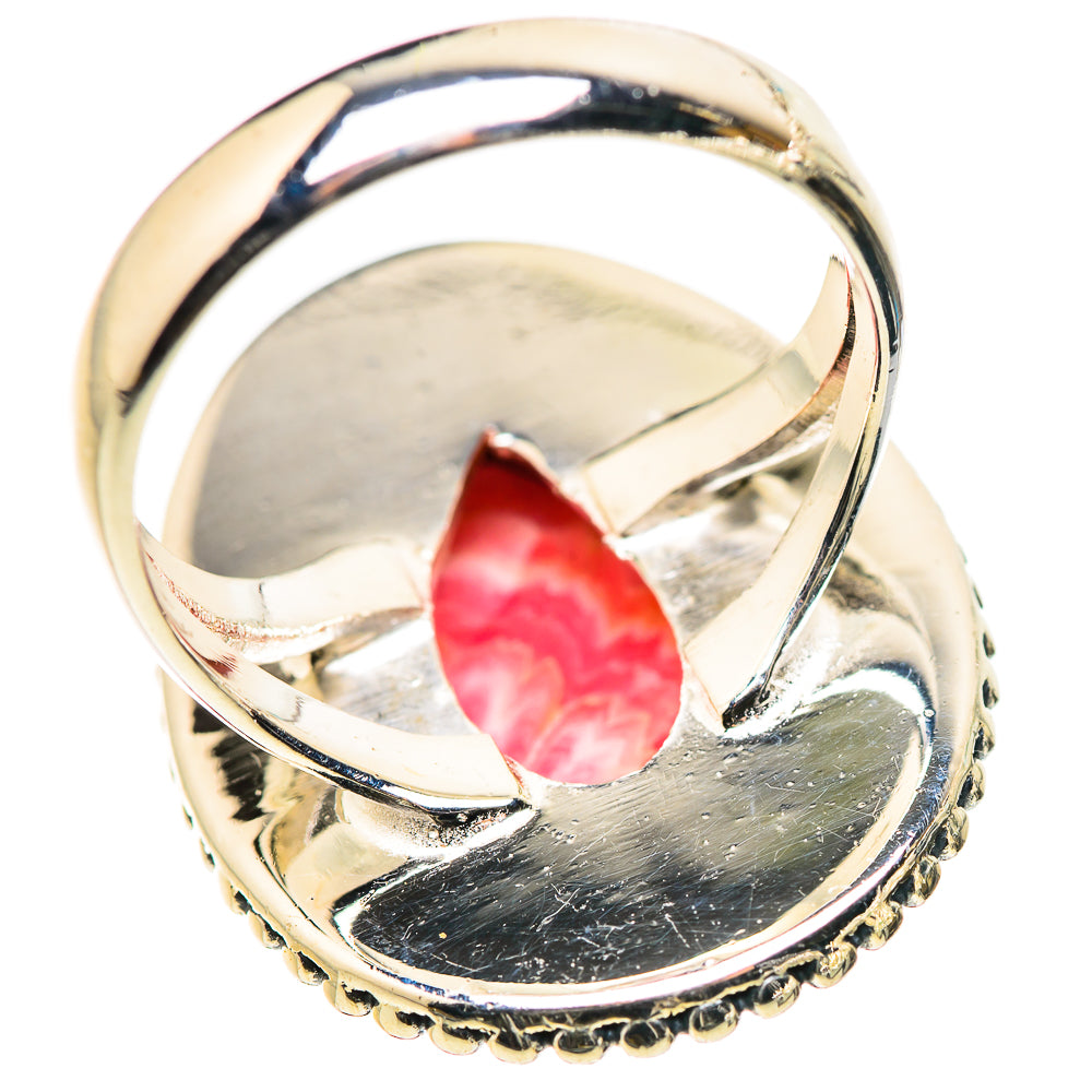 Rhodochrosite Rings handcrafted by Ana Silver Co - RING132806 - Photo 3