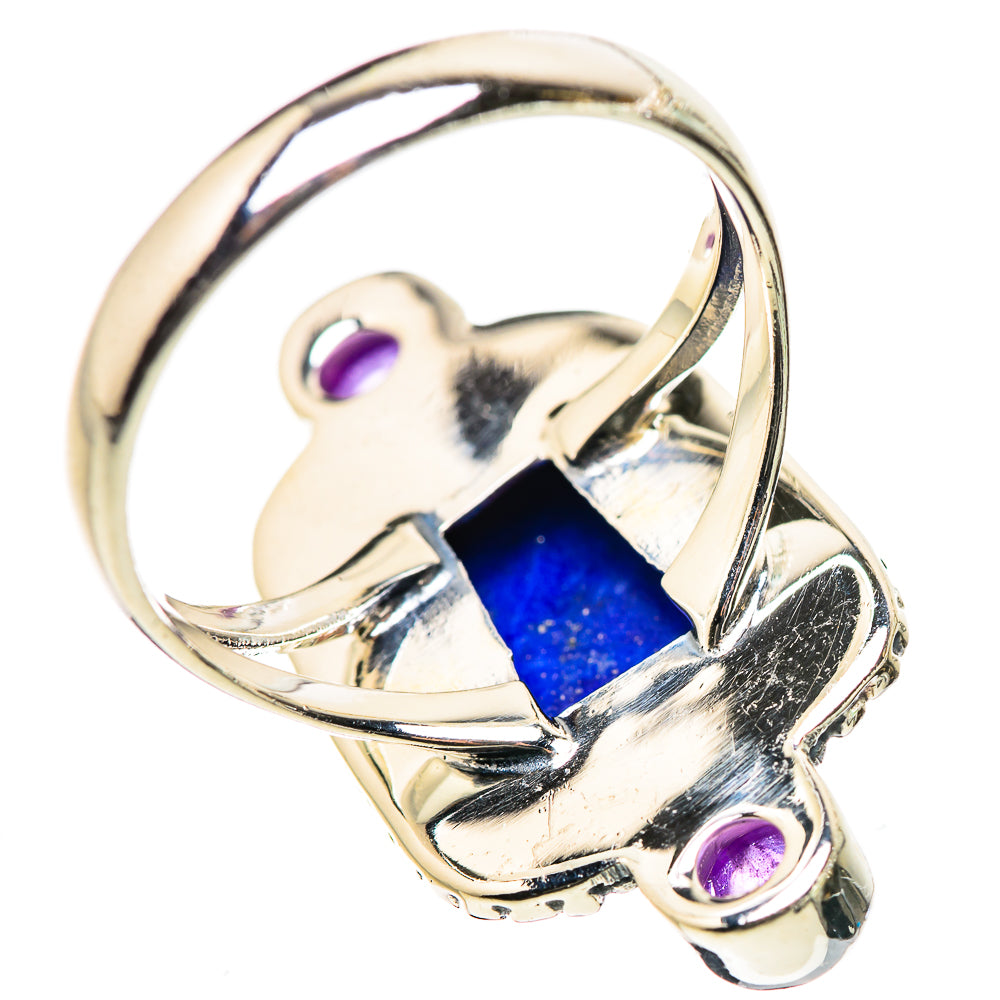 Lapis Lazuli Rings handcrafted by Ana Silver Co - RING132825 - Photo 3