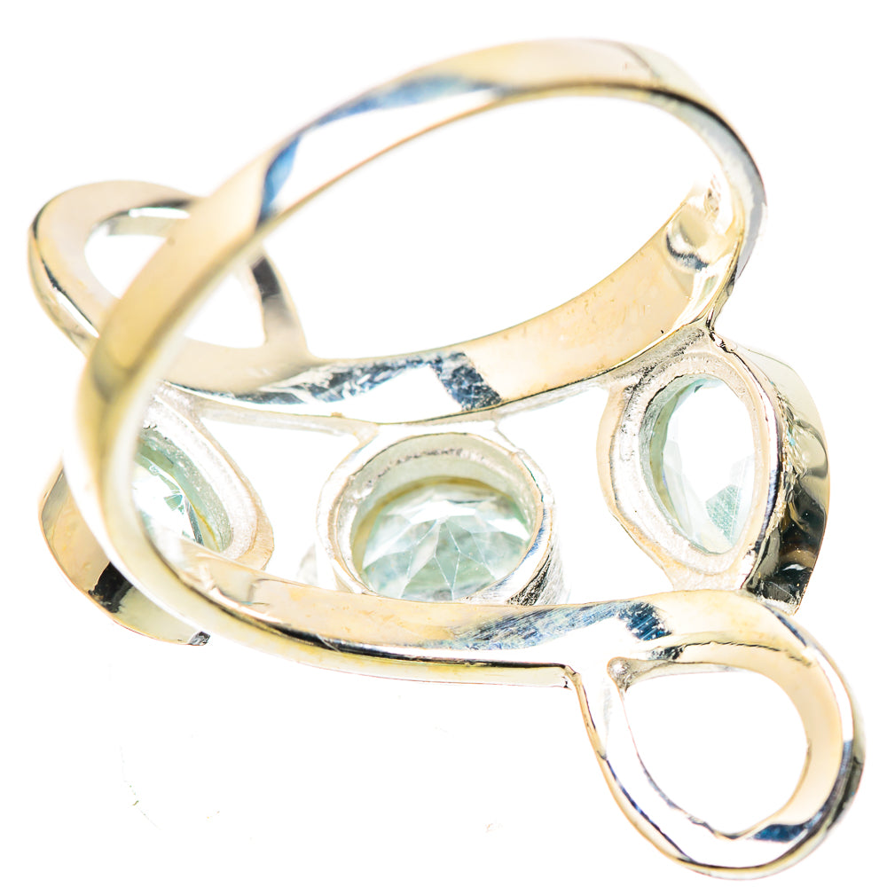 Blue Topaz Rings handcrafted by Ana Silver Co - RING132874 - Photo 3