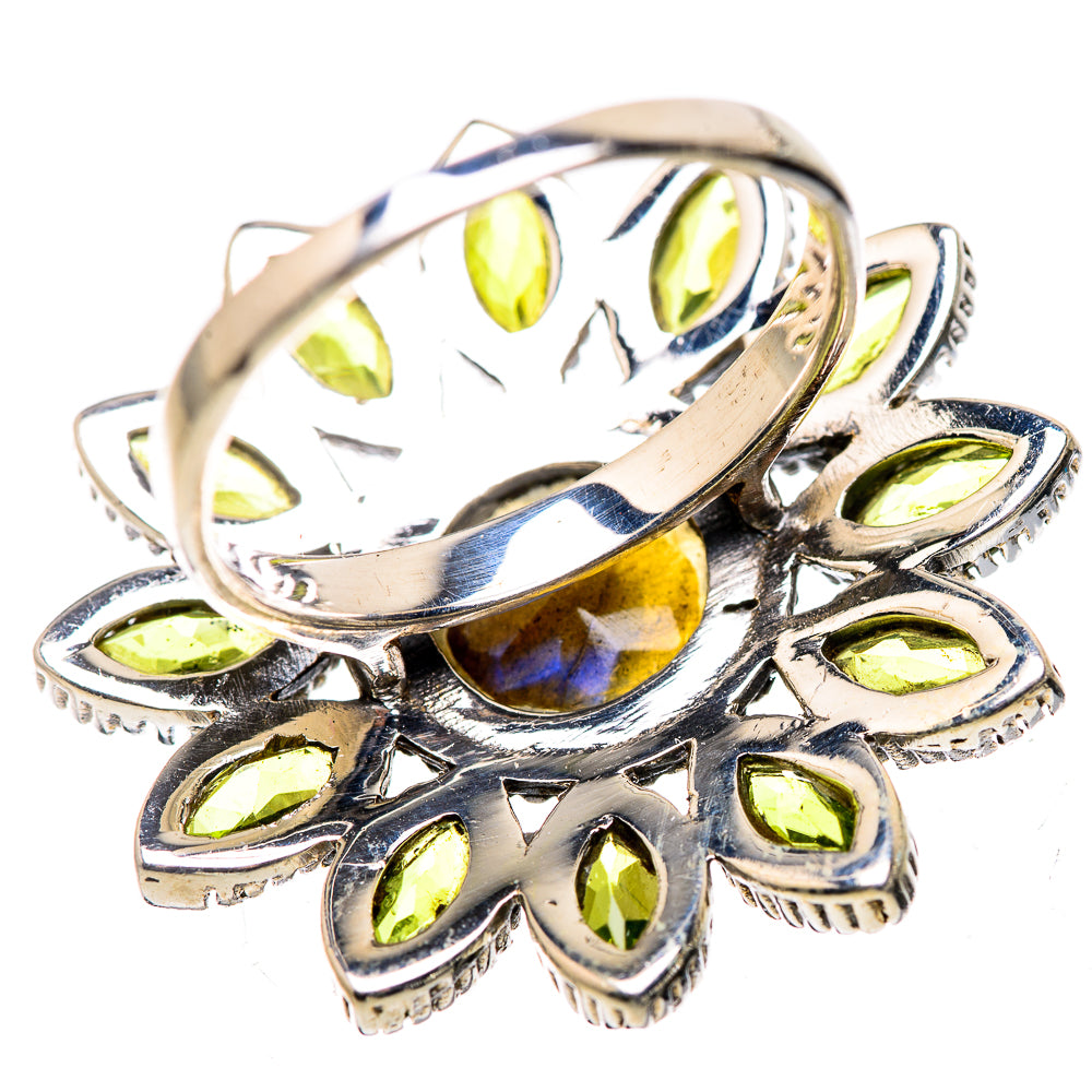 Labradorite Rings handcrafted by Ana Silver Co - RING132939 - Photo 3