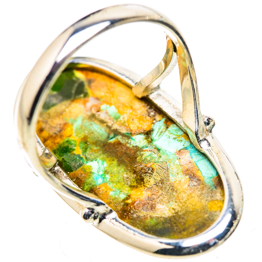Kingman Mohave Turquoise Rings handcrafted by Ana Silver Co - RING132954 - Photo 3