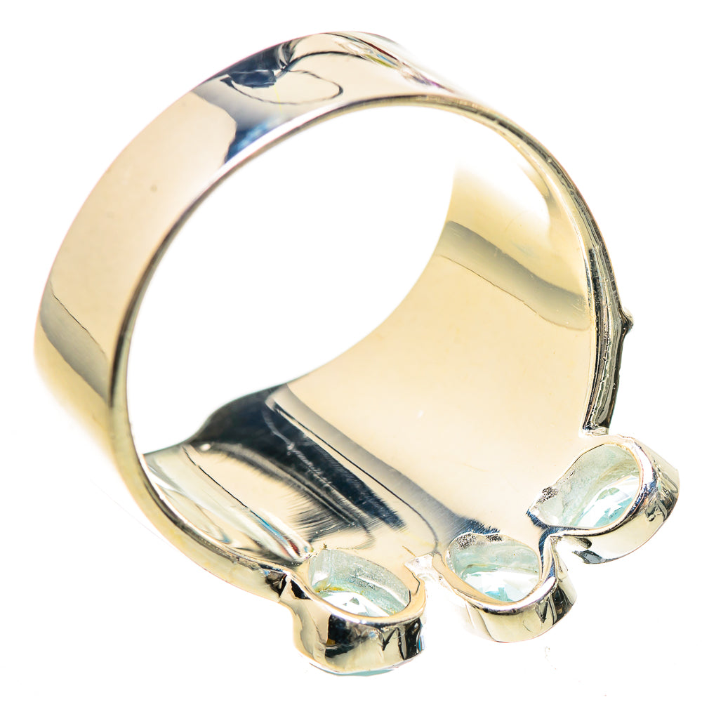 Blue Topaz Rings handcrafted by Ana Silver Co - RING132989 - Photo 3