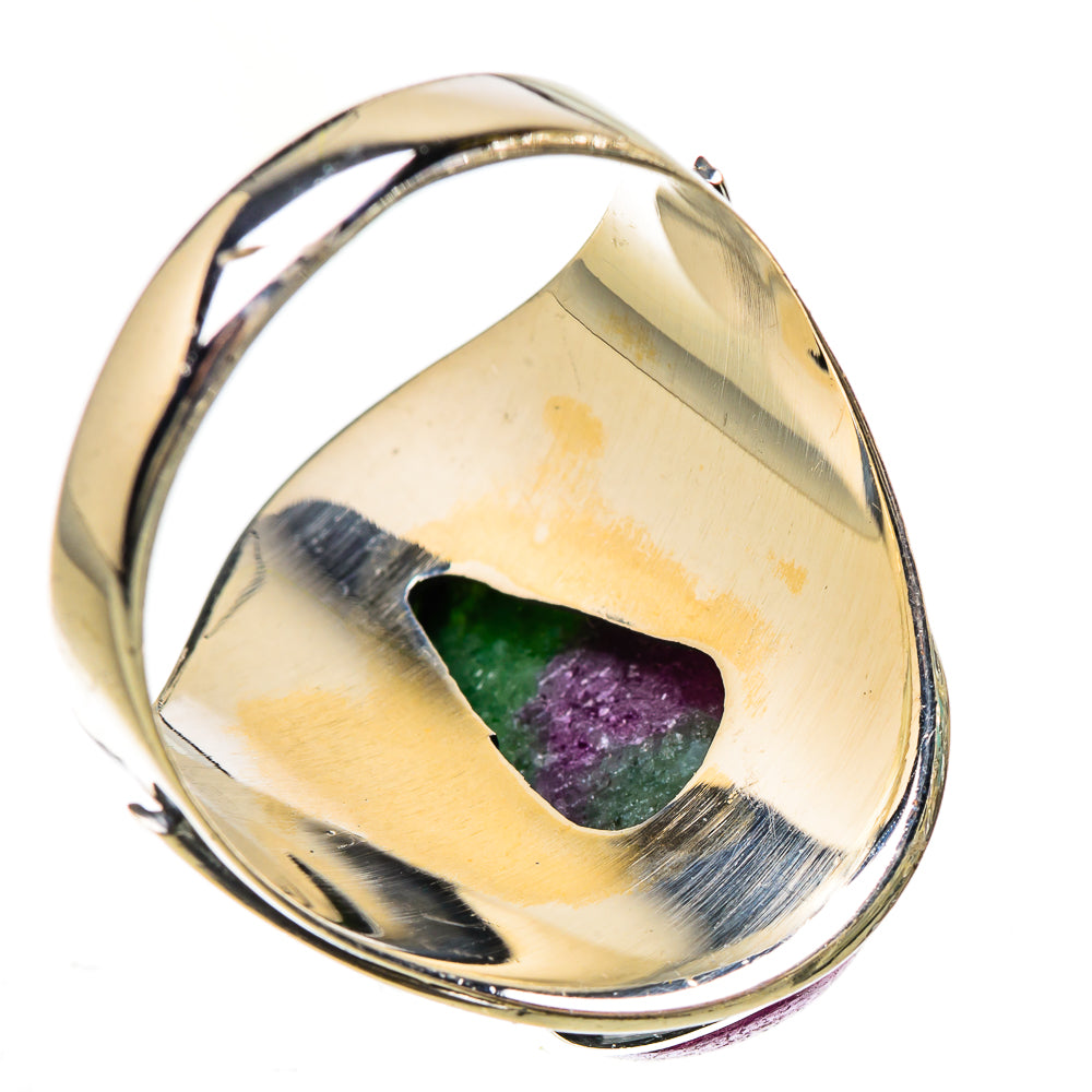 Ruby Zoisite Rings handcrafted by Ana Silver Co - RING133035 - Photo 3