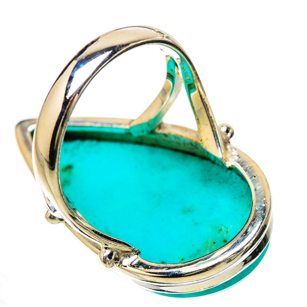 Peruvian Amazonite Rings handcrafted by Ana Silver Co - RING133075 - Photo 3