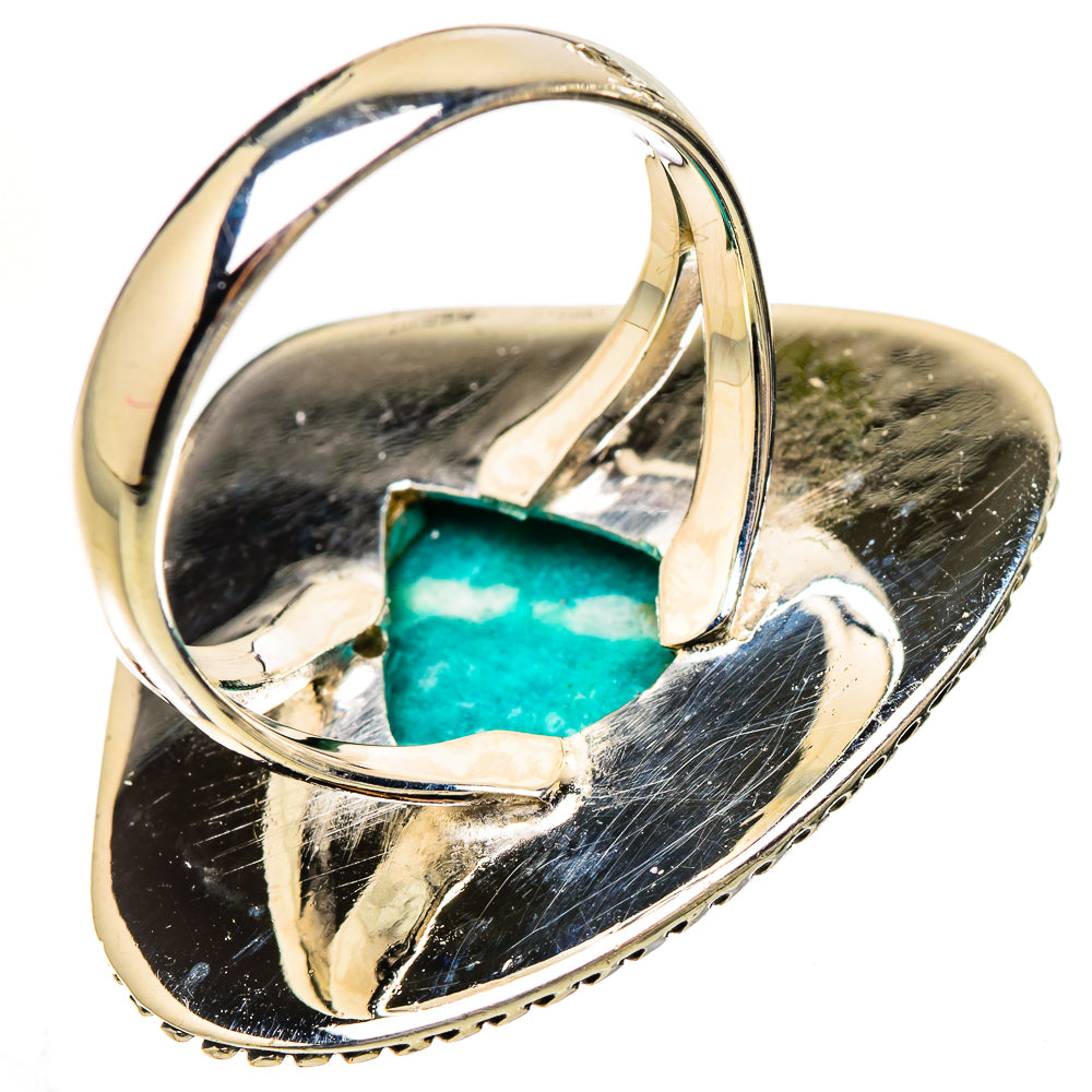 Amazonite Rings handcrafted by Ana Silver Co - RING133083 - Photo 3