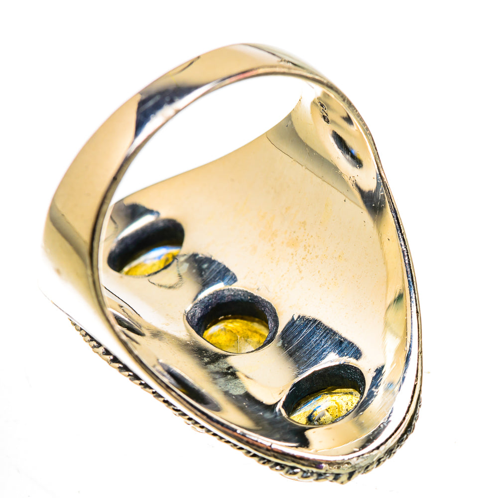Labradorite Rings handcrafted by Ana Silver Co - RING133145 - Photo 3
