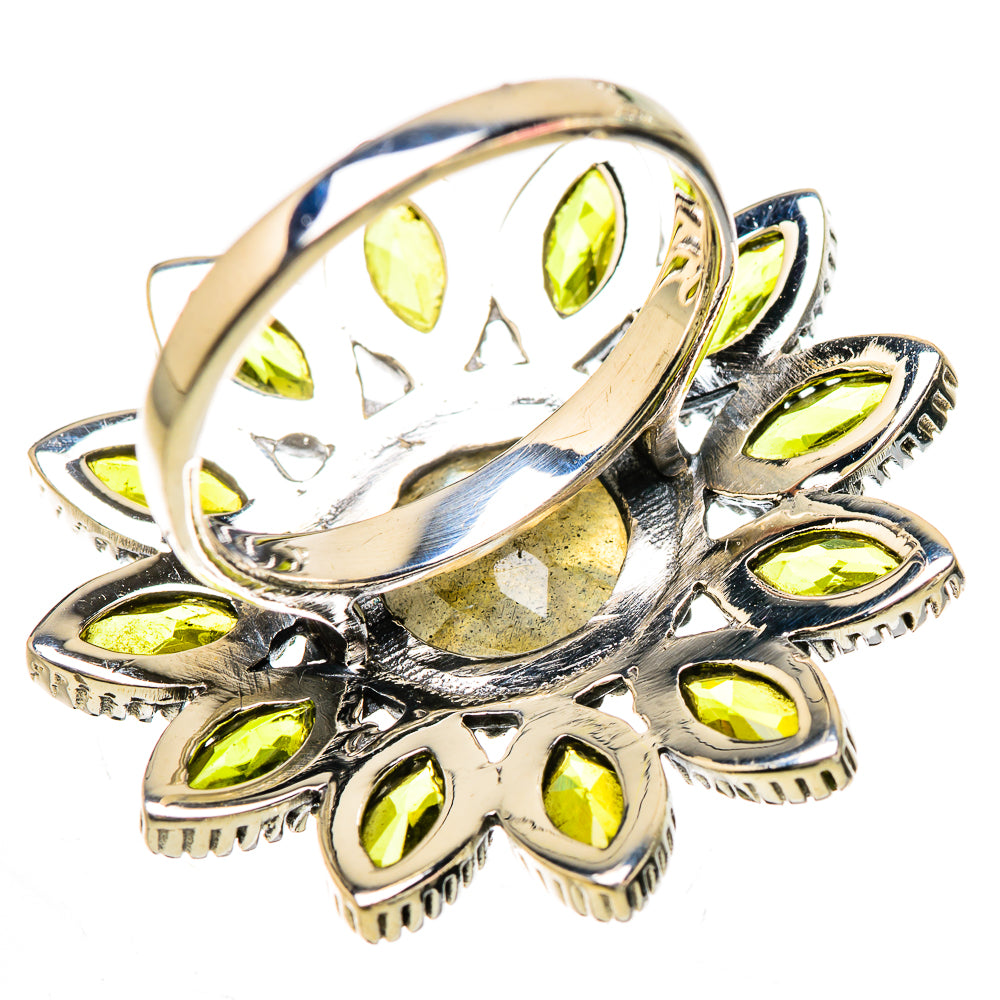Labradorite Rings handcrafted by Ana Silver Co - RING133152 - Photo 3