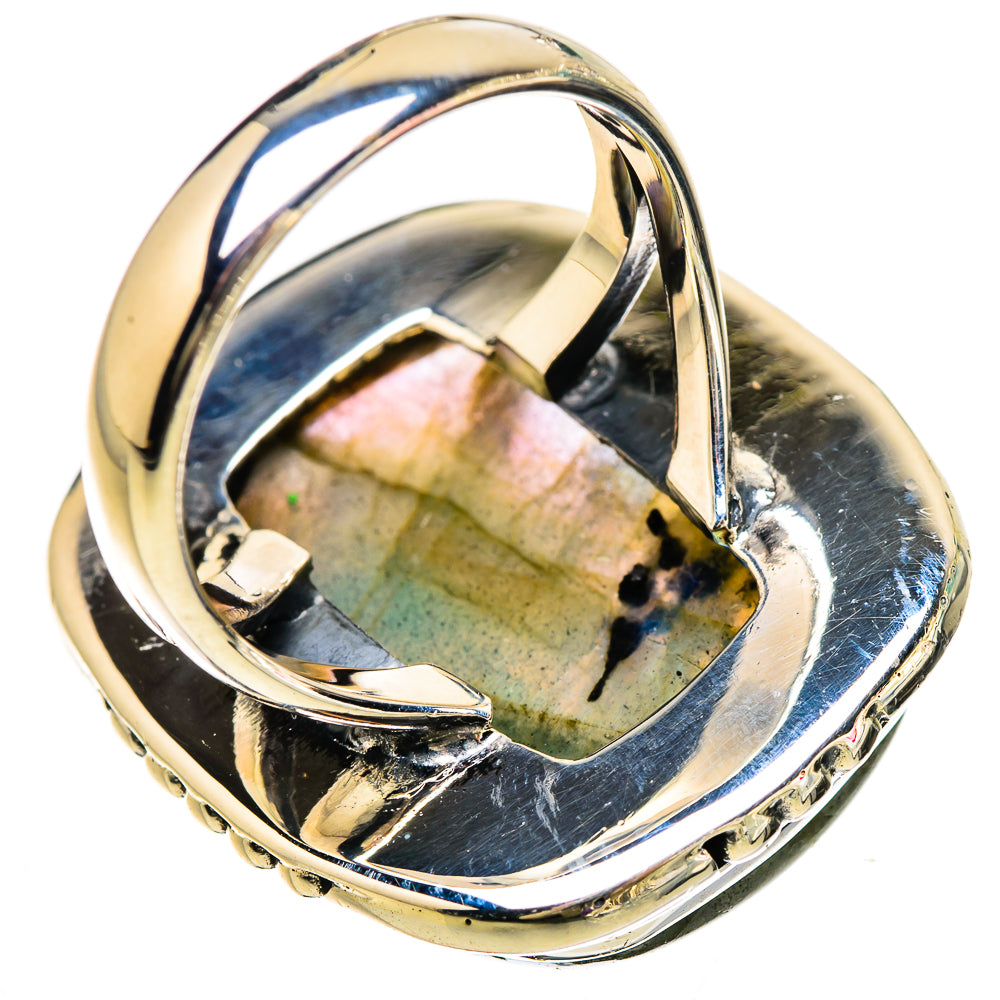 Labradorite Rings handcrafted by Ana Silver Co - RING133154 - Photo 3