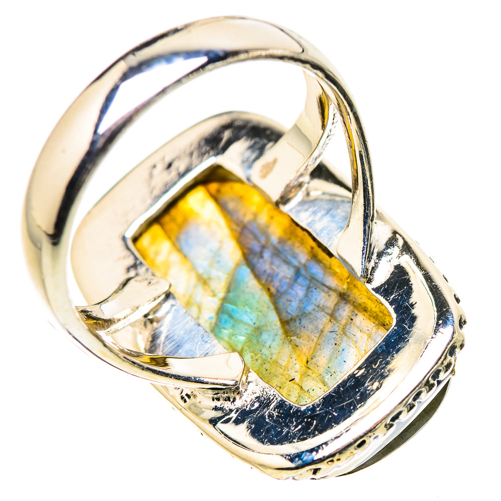 Labradorite Rings handcrafted by Ana Silver Co - RING133284 - Photo 3