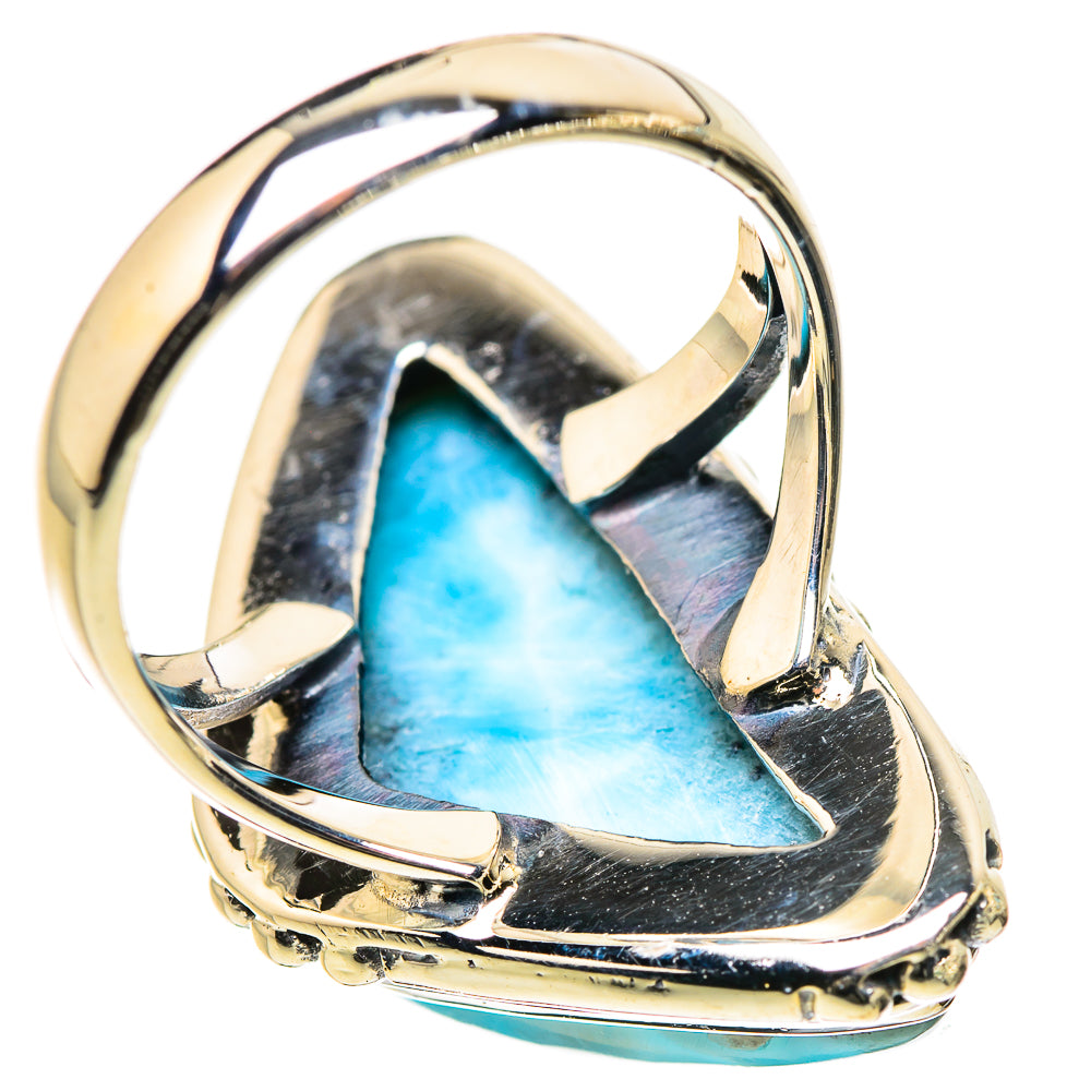 Larimar Rings handcrafted by Ana Silver Co - RING133349 - Photo 3