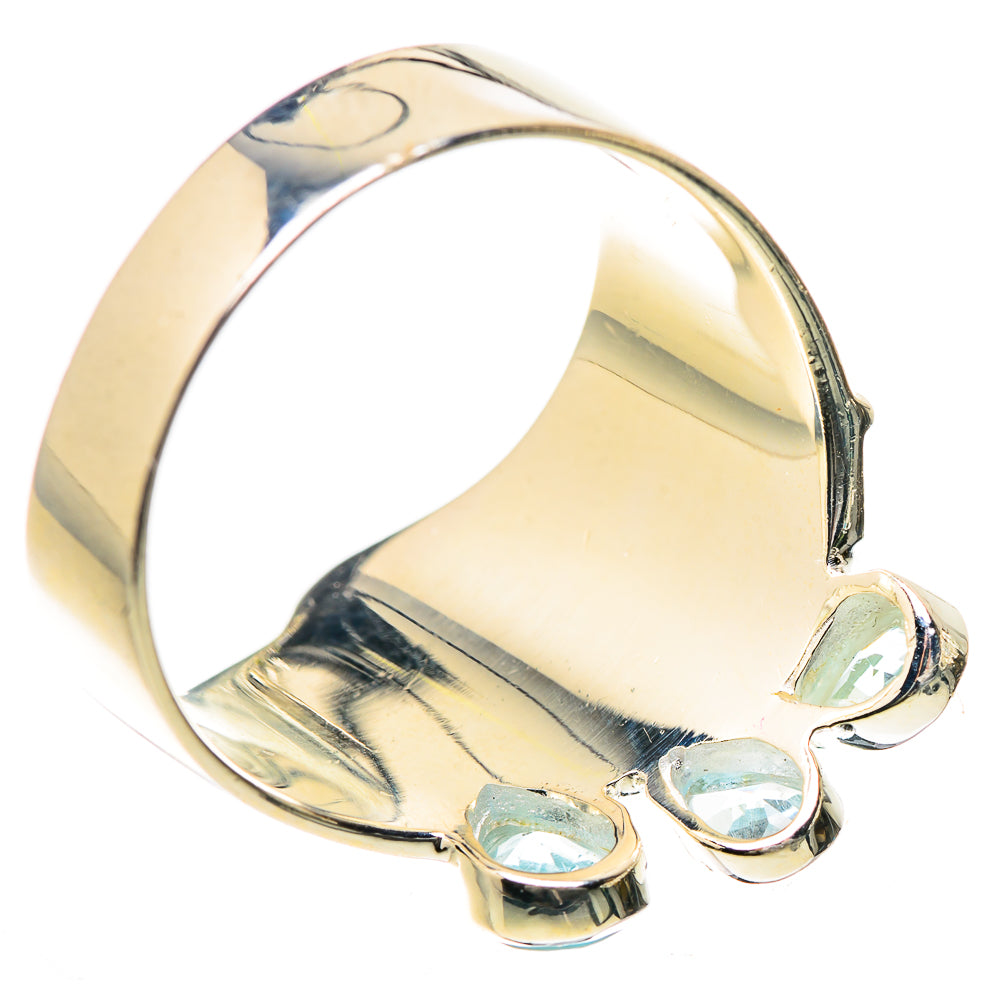 Blue Topaz Rings handcrafted by Ana Silver Co - RING133362 - Photo 3