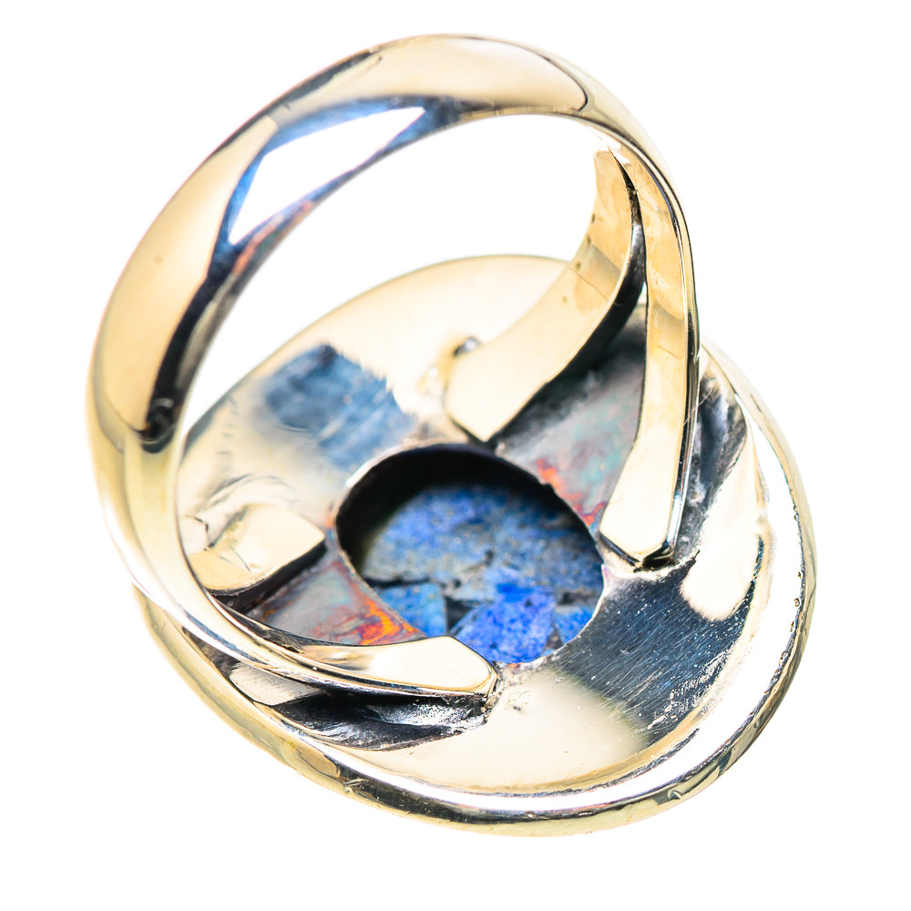 Copper Lapis Lazuli Rings handcrafted by Ana Silver Co - RING133409 - Photo 3