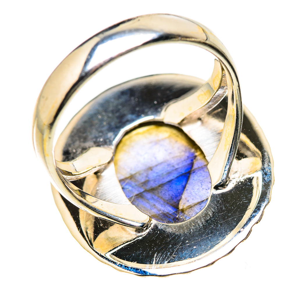 Labradorite Rings handcrafted by Ana Silver Co - RING133429 - Photo 3