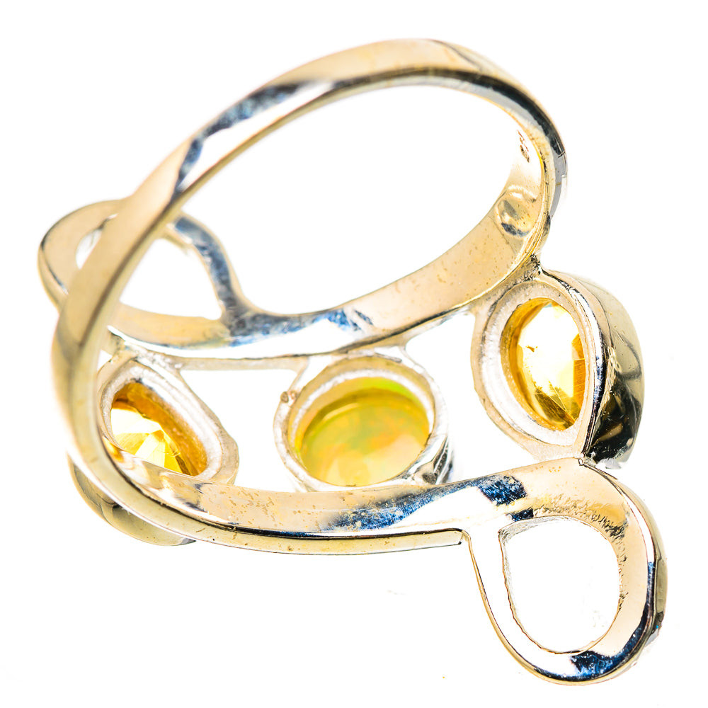 Ethiopian Opal Rings handcrafted by Ana Silver Co - RING133444 - Photo 3