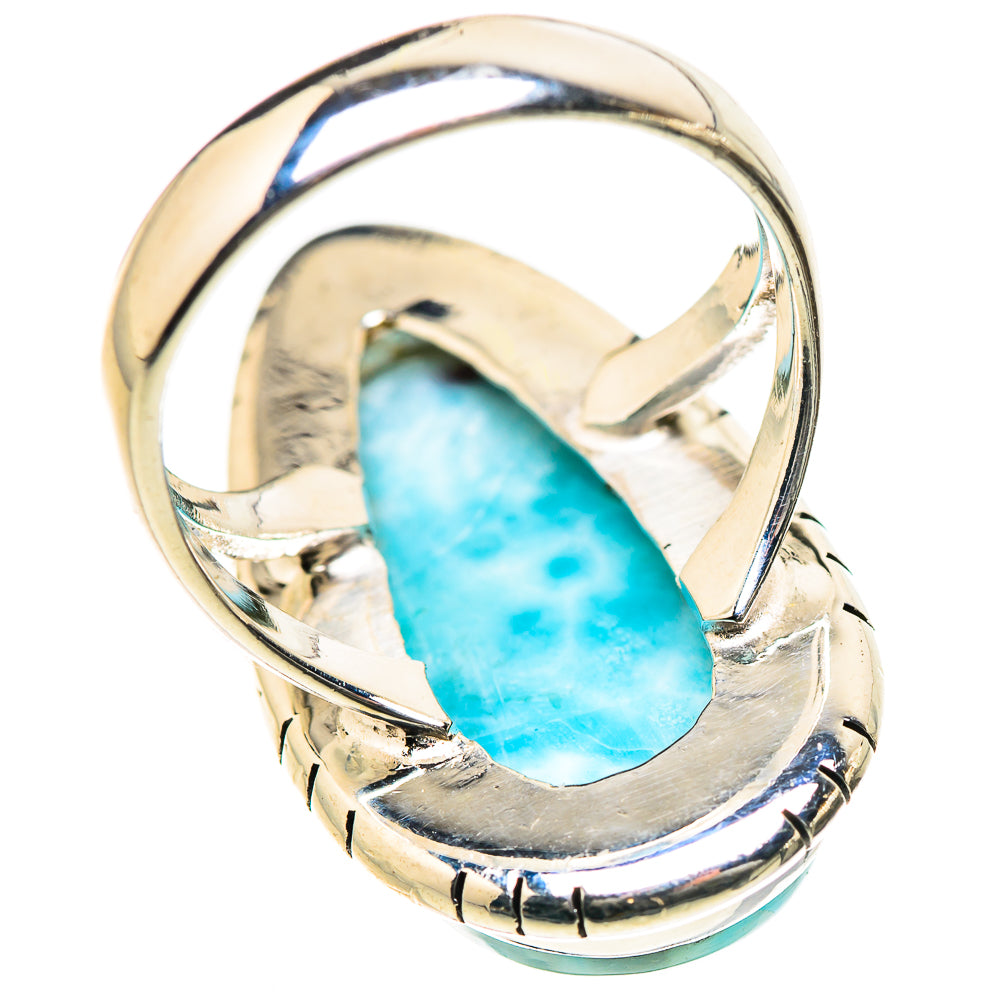 Larimar Rings handcrafted by Ana Silver Co - RING133516 - Photo 3