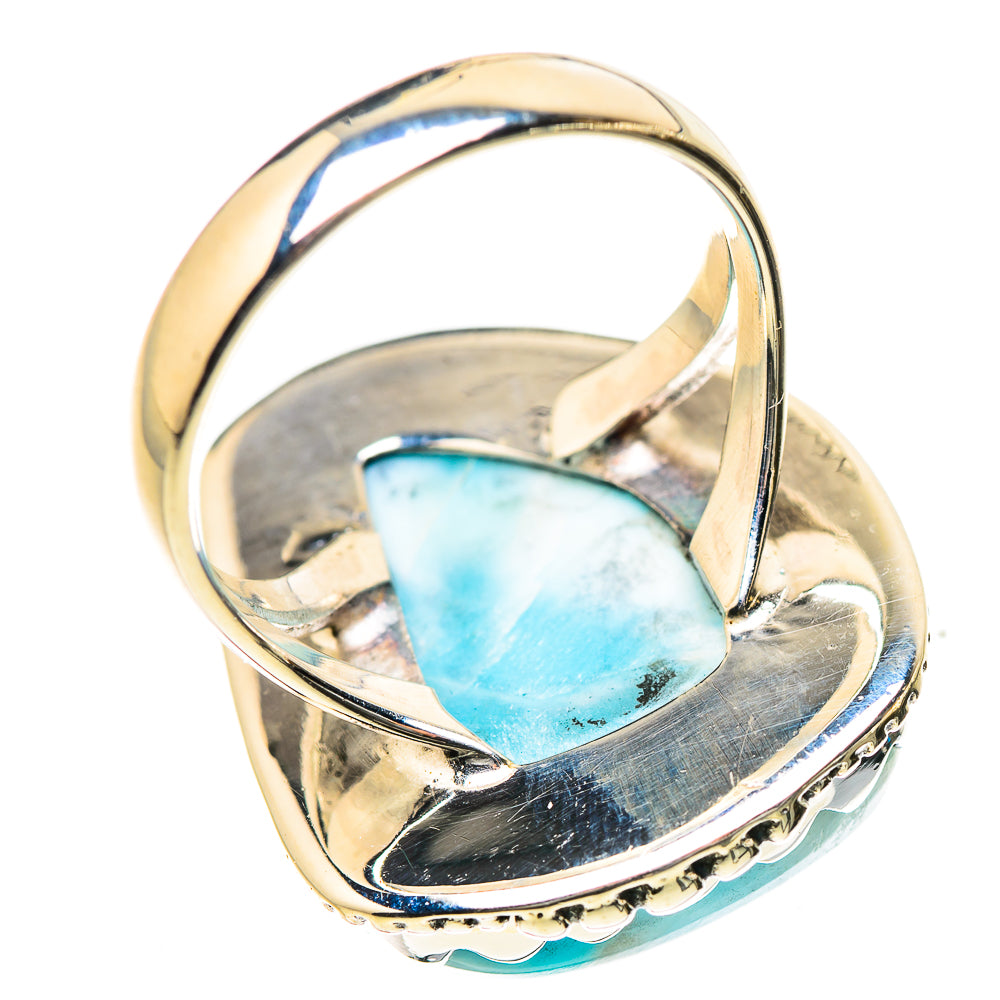 Larimar Rings handcrafted by Ana Silver Co - RING133559 - Photo 3