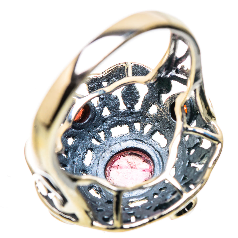 Pink Tourmaline Rings handcrafted by Ana Silver Co - RING133619 - Photo 3
