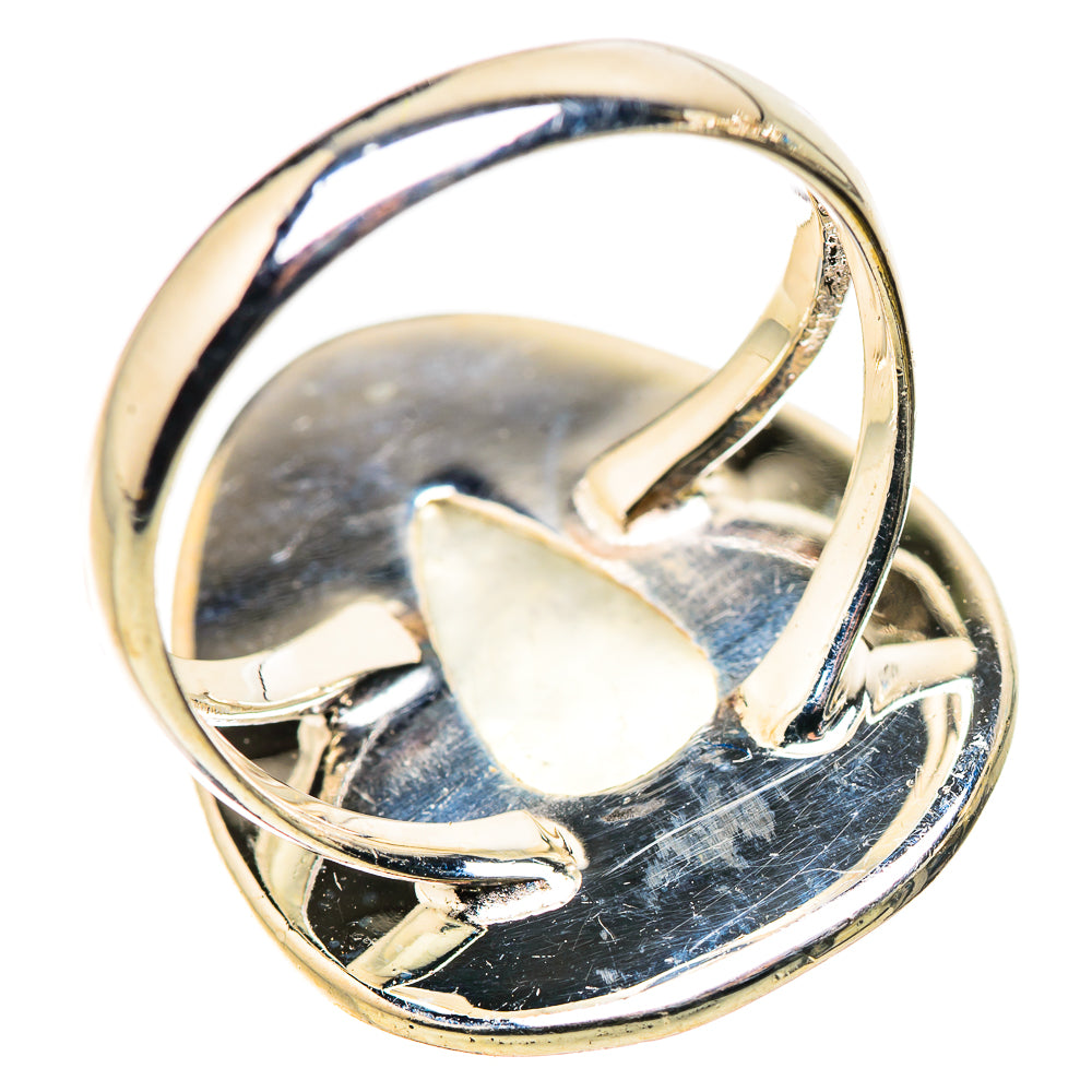 Rainbow Moonstone Rings handcrafted by Ana Silver Co - RING133655 - Photo 3