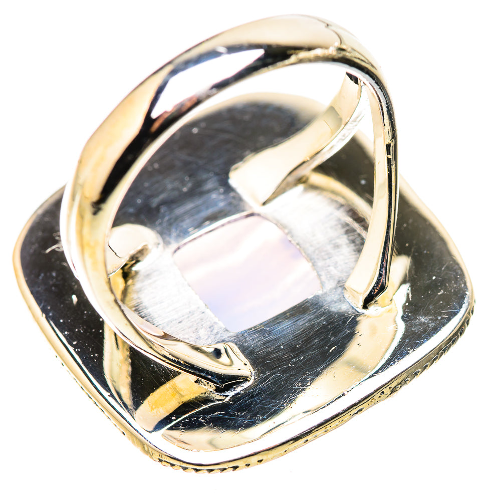 Blue Lace Agate Rings handcrafted by Ana Silver Co - RING133746 - Photo 3