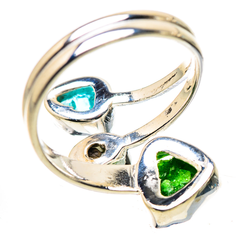 Chrome Diopside Rings handcrafted by Ana Silver Co - RING133759 - Photo 3
