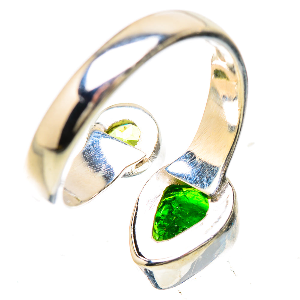 Chrome Diopside Rings handcrafted by Ana Silver Co - RING133768 - Photo 3