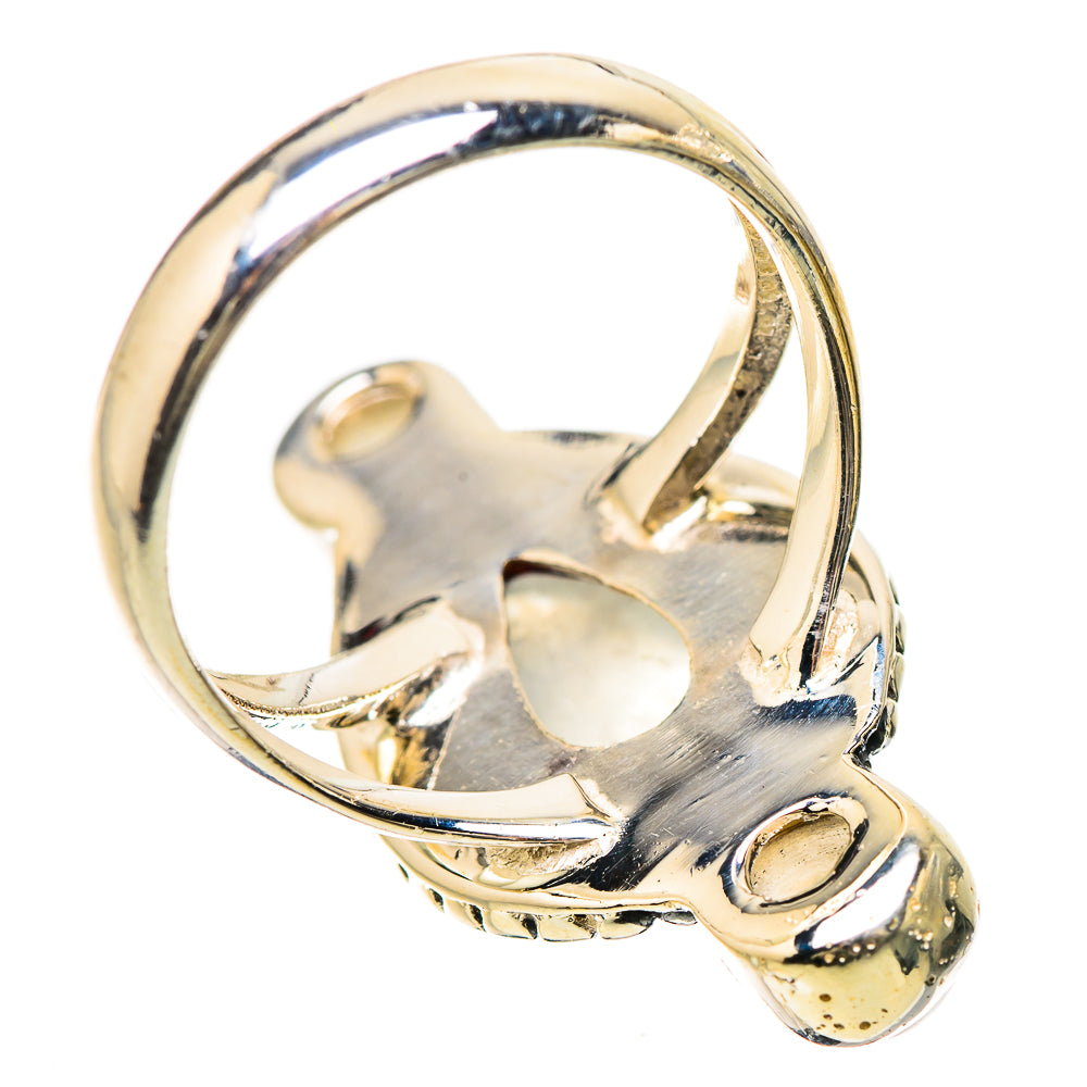 Rainbow Moonstone Rings handcrafted by Ana Silver Co - RING133785 - Photo 3