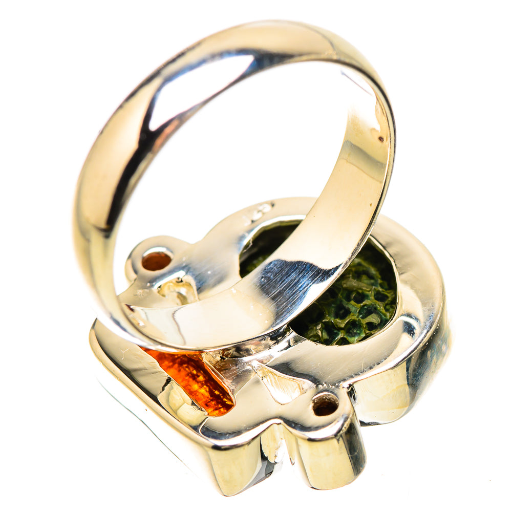 Coconut Geode Druzy Rings handcrafted by Ana Silver Co - RING133786 - Photo 3