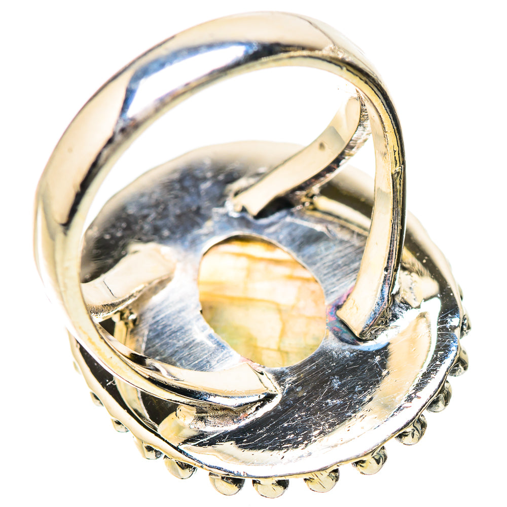 Labradorite Rings handcrafted by Ana Silver Co - RING133825 - Photo 3