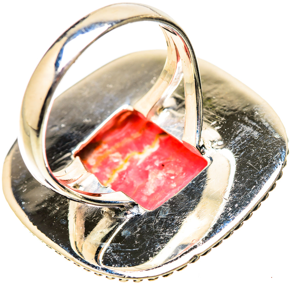 Rhodochrosite Rings handcrafted by Ana Silver Co - RING133870 - Photo 3