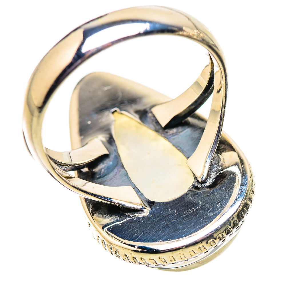 Rainbow Moonstone Rings handcrafted by Ana Silver Co - RING133979 - Photo 3