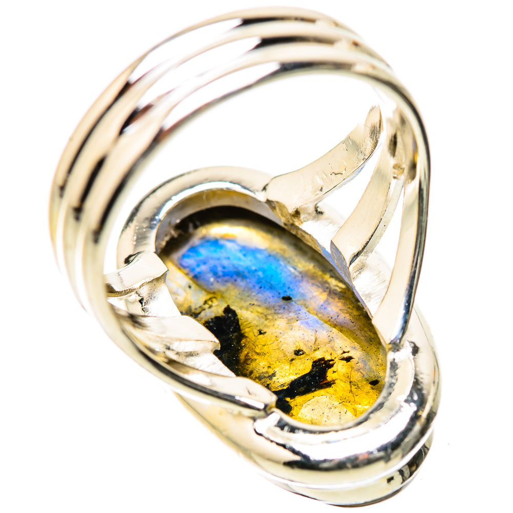 Labradorite Rings handcrafted by Ana Silver Co - RING134182 - Photo 3