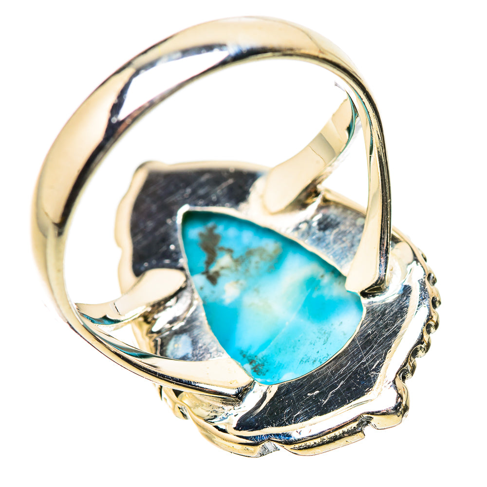Larimar Rings handcrafted by Ana Silver Co - RING134243 - Photo 3