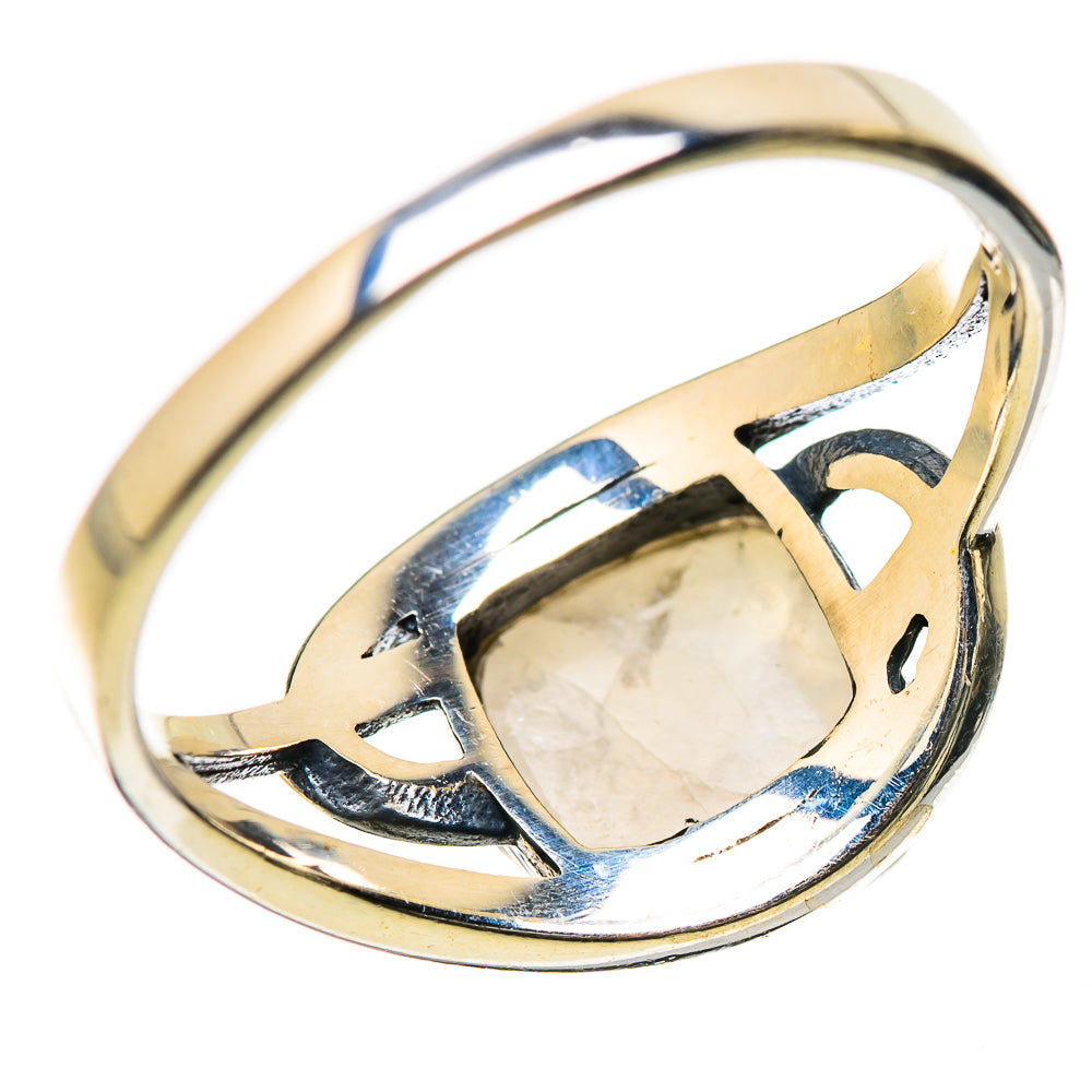 Rainbow Moonstone Rings handcrafted by Ana Silver Co - RING134253 - Photo 3