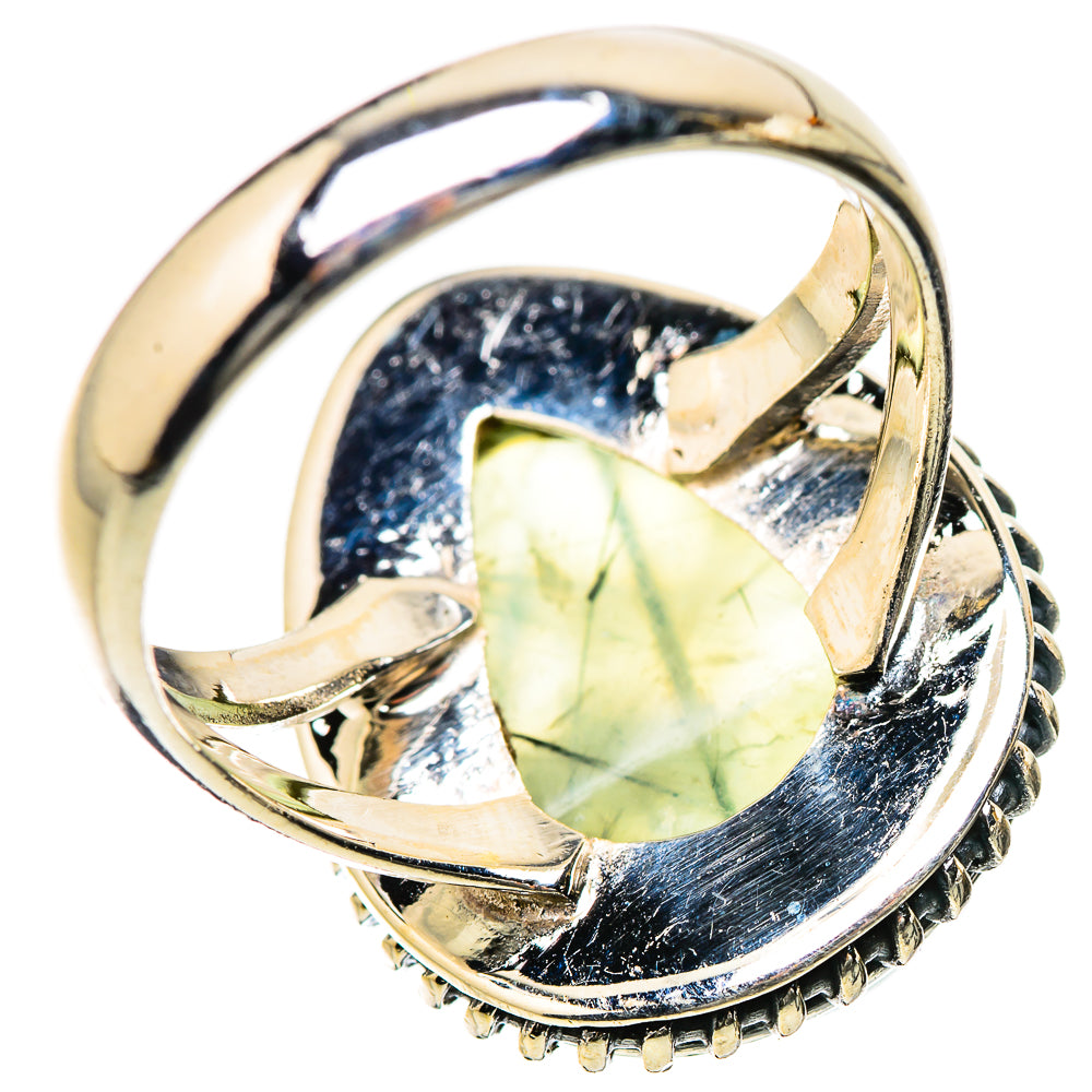 Prehnite Rings handcrafted by Ana Silver Co - RING134274 - Photo 3