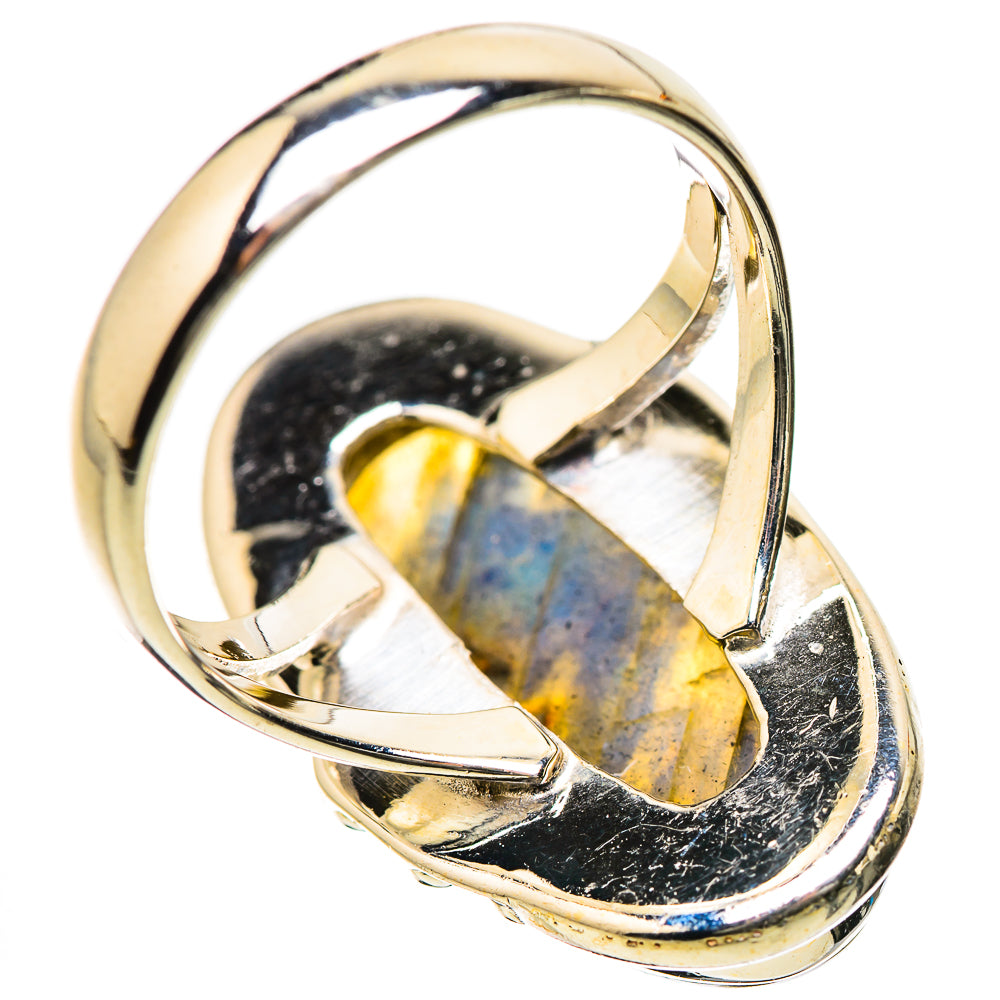 Labradorite Rings handcrafted by Ana Silver Co - RING134303 - Photo 3
