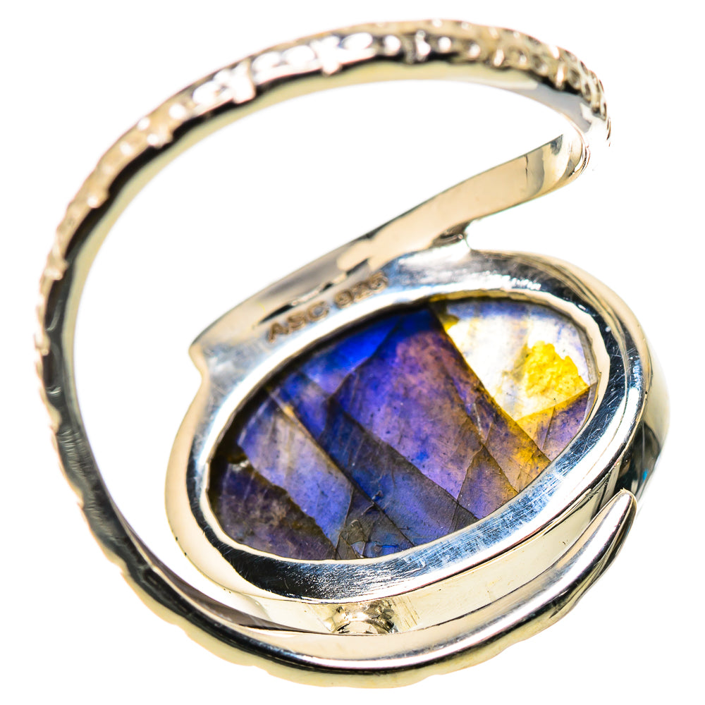 Labradorite Rings handcrafted by Ana Silver Co - RING134382 - Photo 3