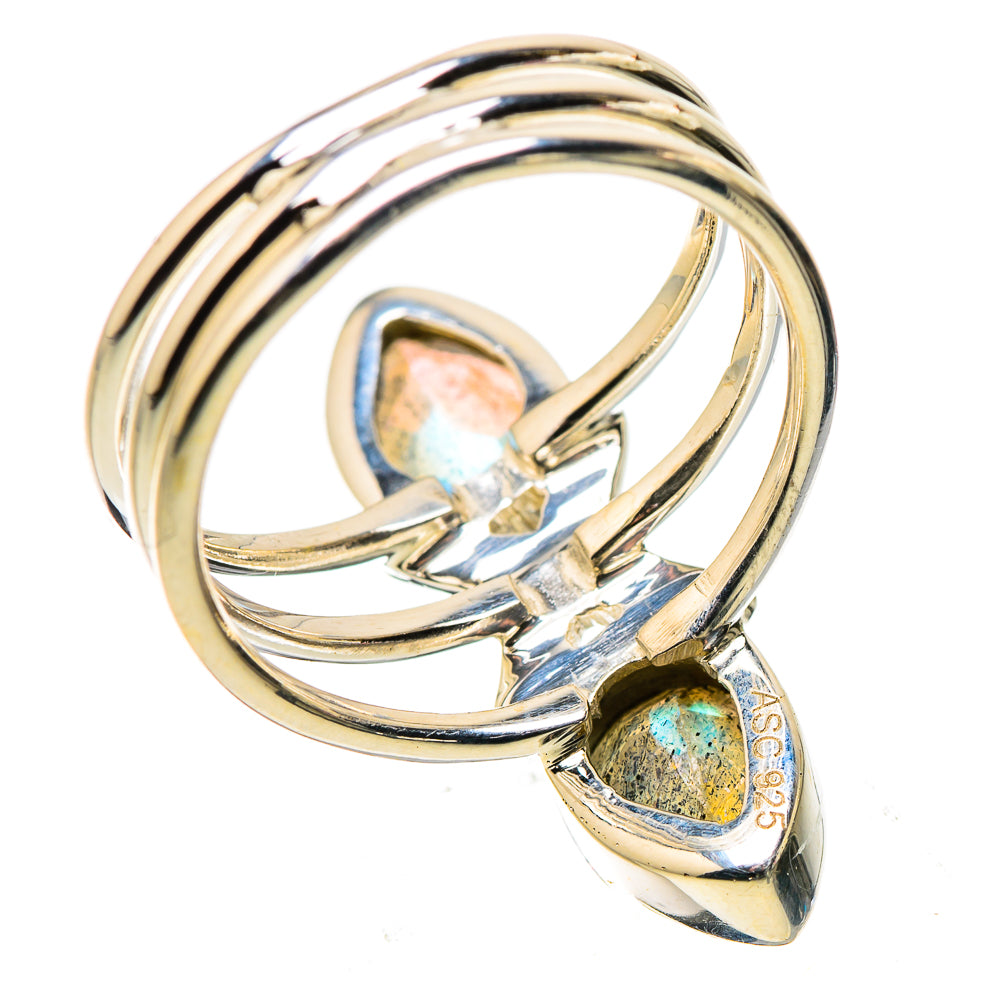 Labradorite Rings handcrafted by Ana Silver Co - RING134431 - Photo 3