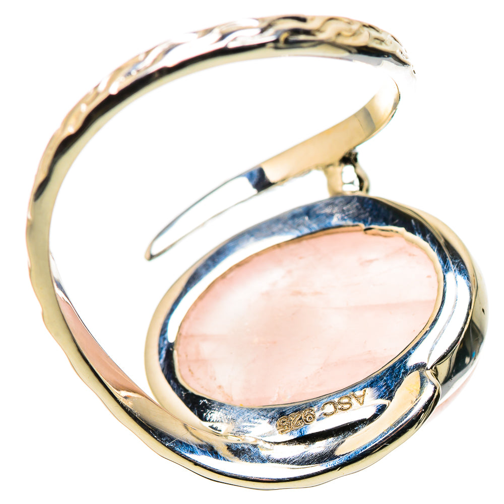 Rose Quartz Rings handcrafted by Ana Silver Co - RING134436 - Photo 3