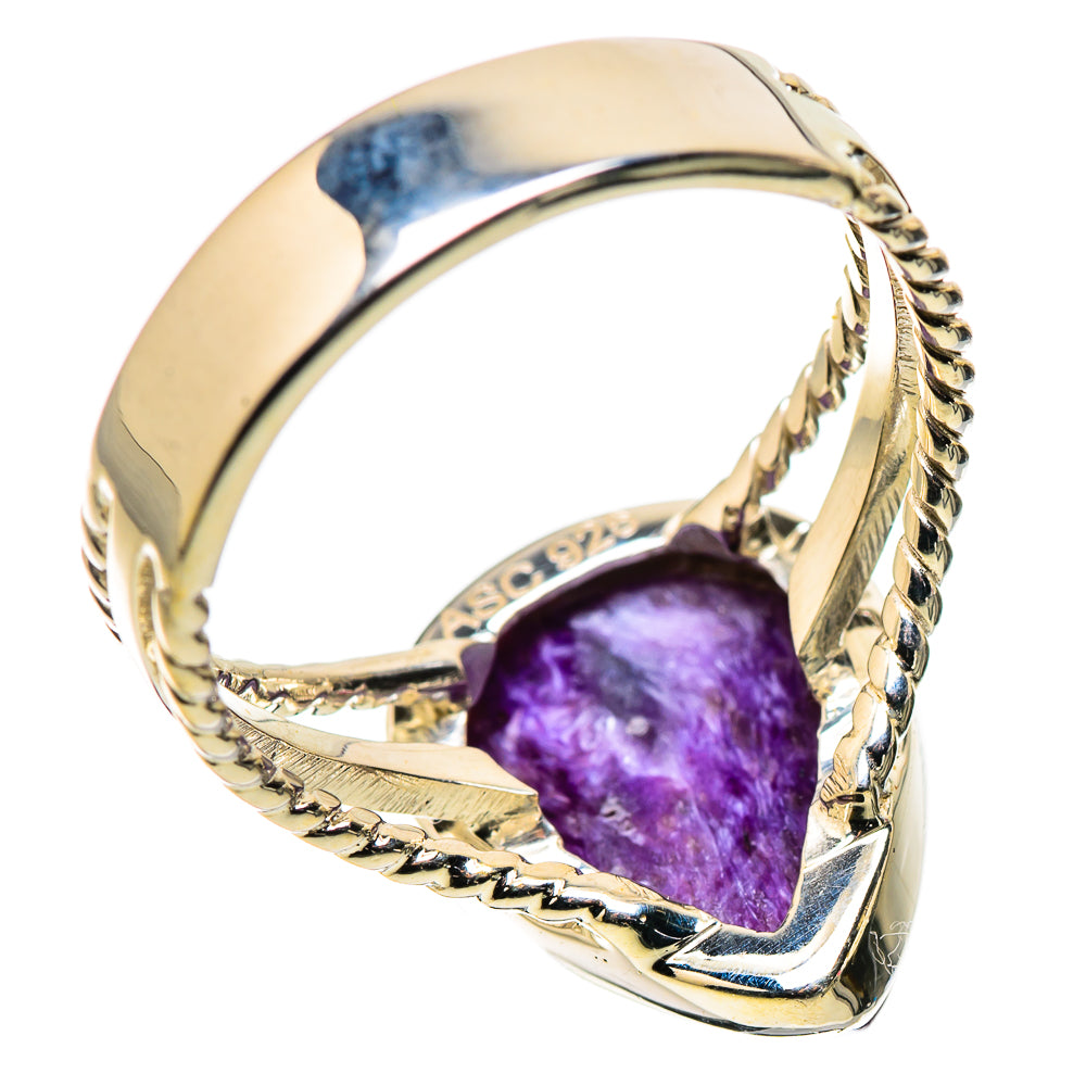 Charoite Rings handcrafted by Ana Silver Co - RING134437 - Photo 3