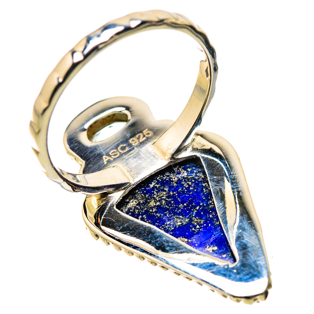Lapis Lazuli Rings handcrafted by Ana Silver Co - RING134449 - Photo 3