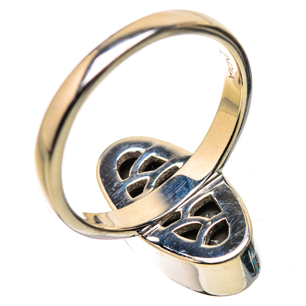 AAA Canadian Ammolite Rings handcrafted by Ana Silver Co - RING134509