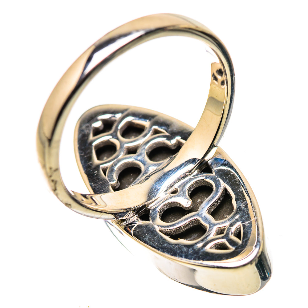 AAA Canadian Ammolite Rings handcrafted by Ana Silver Co - RING134514