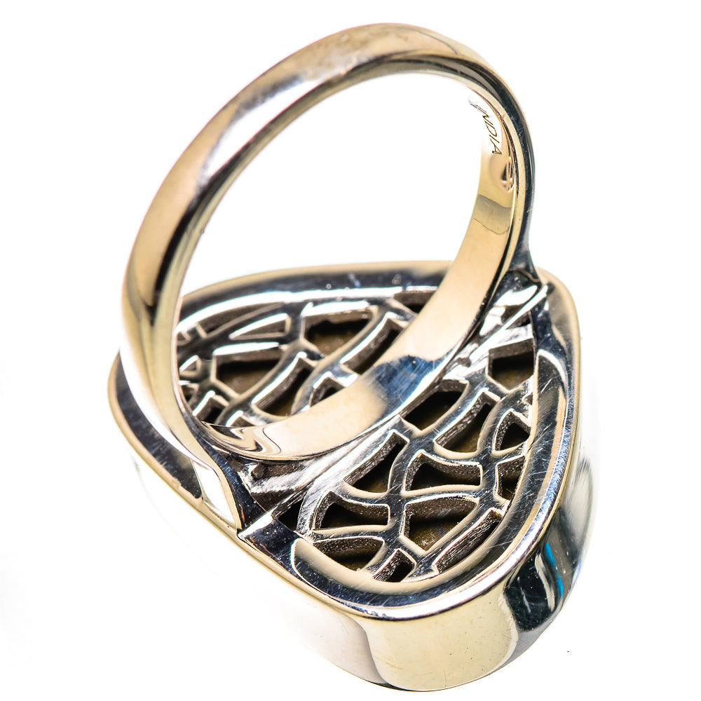 AAA Canadian Ammolite Rings handcrafted by Ana Silver Co - RING134519