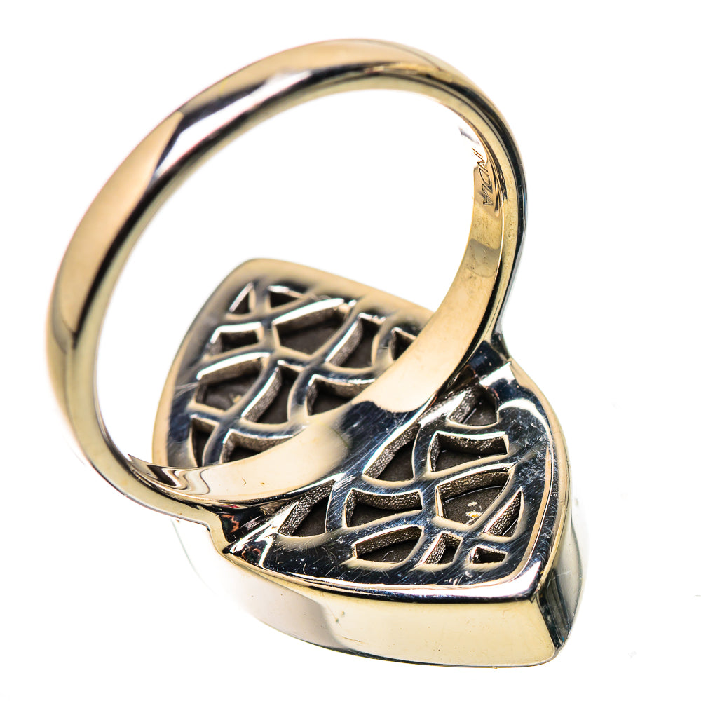 AAA Canadian Ammolite Rings handcrafted by Ana Silver Co - RING134536