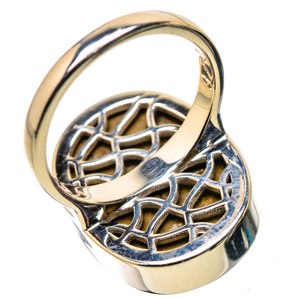 AAA Canadian Ammolite Rings handcrafted by Ana Silver Co - RING134537