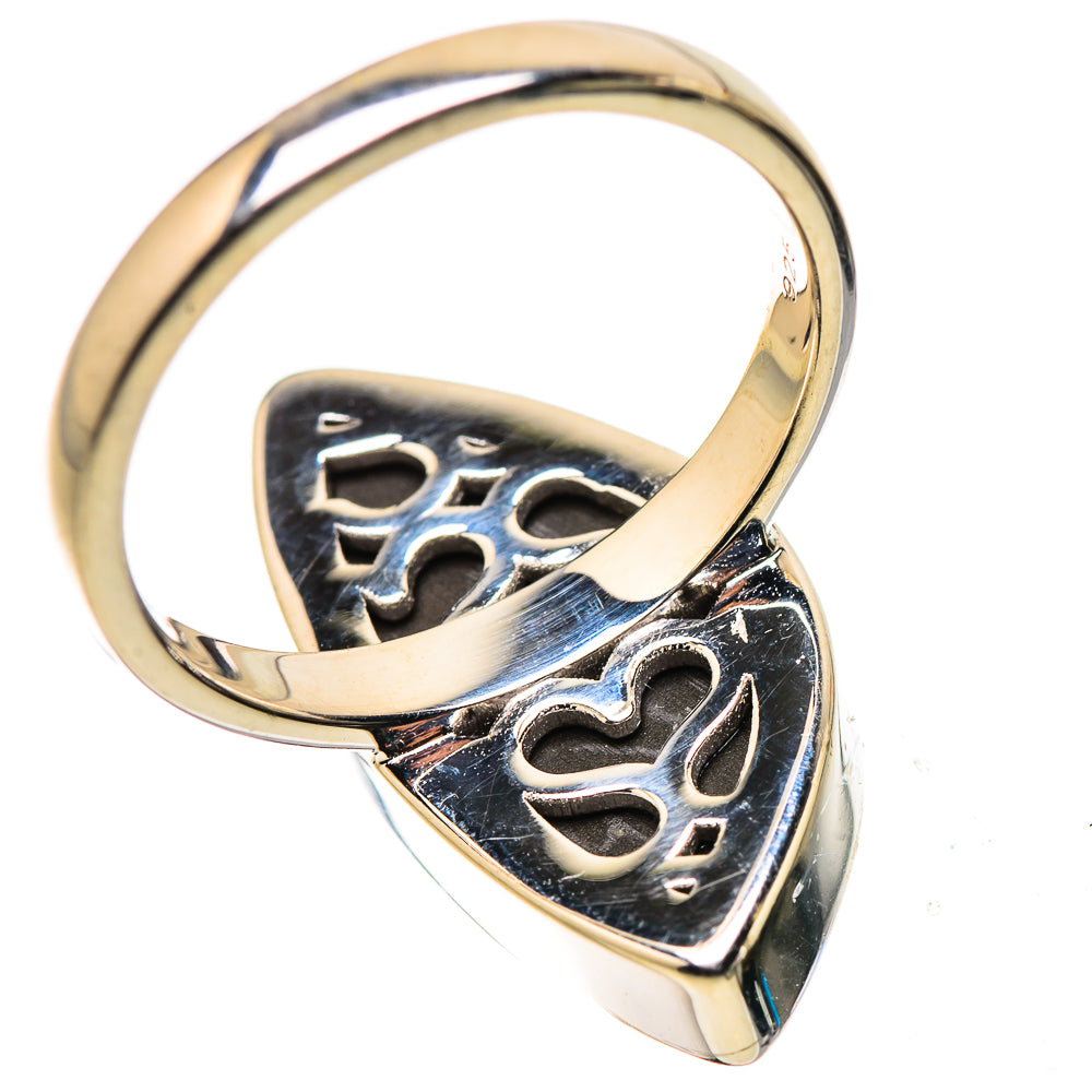 AAA Canadian Ammolite Rings handcrafted by Ana Silver Co - RING134541