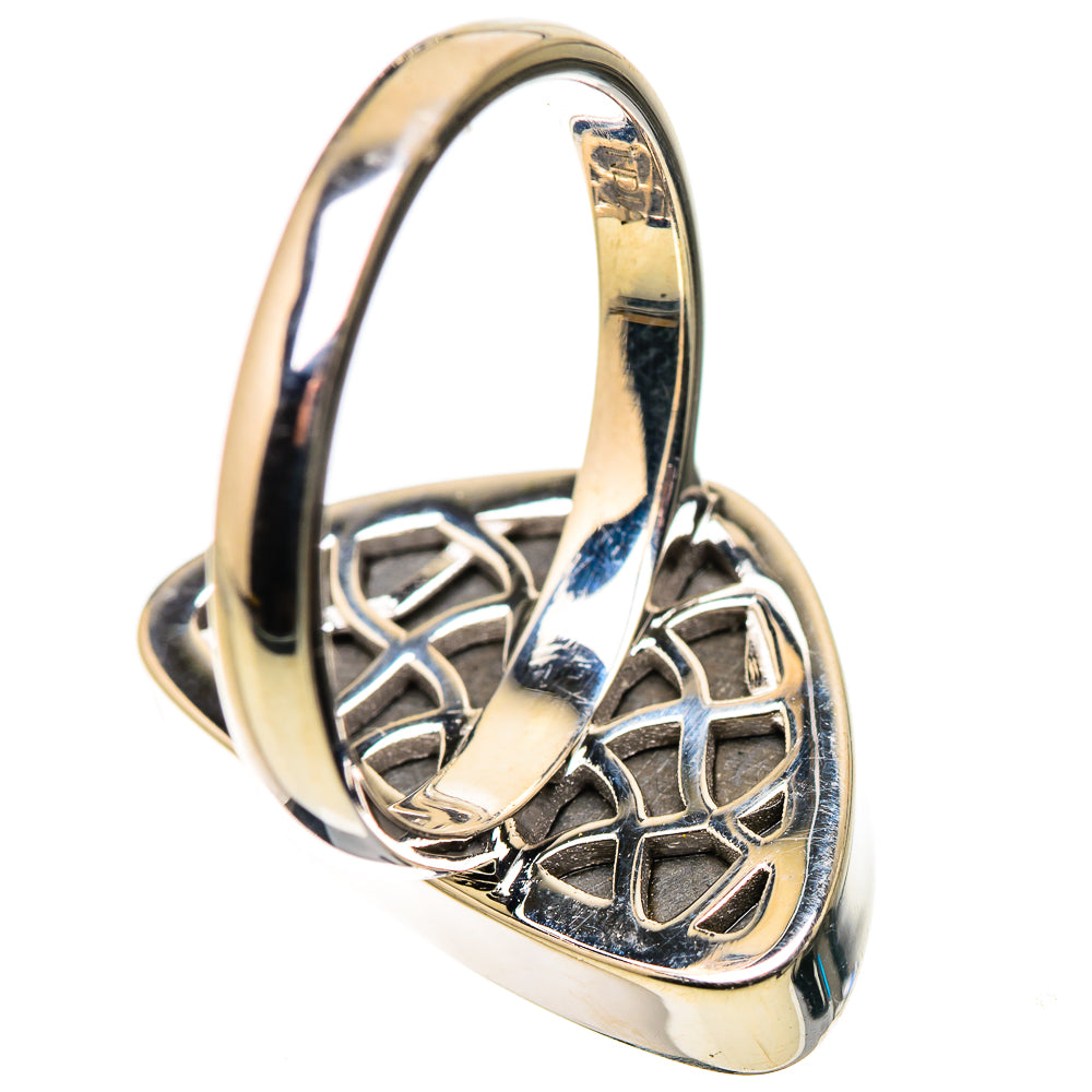 AAA Canadian Ammolite Rings handcrafted by Ana Silver Co - RING134560