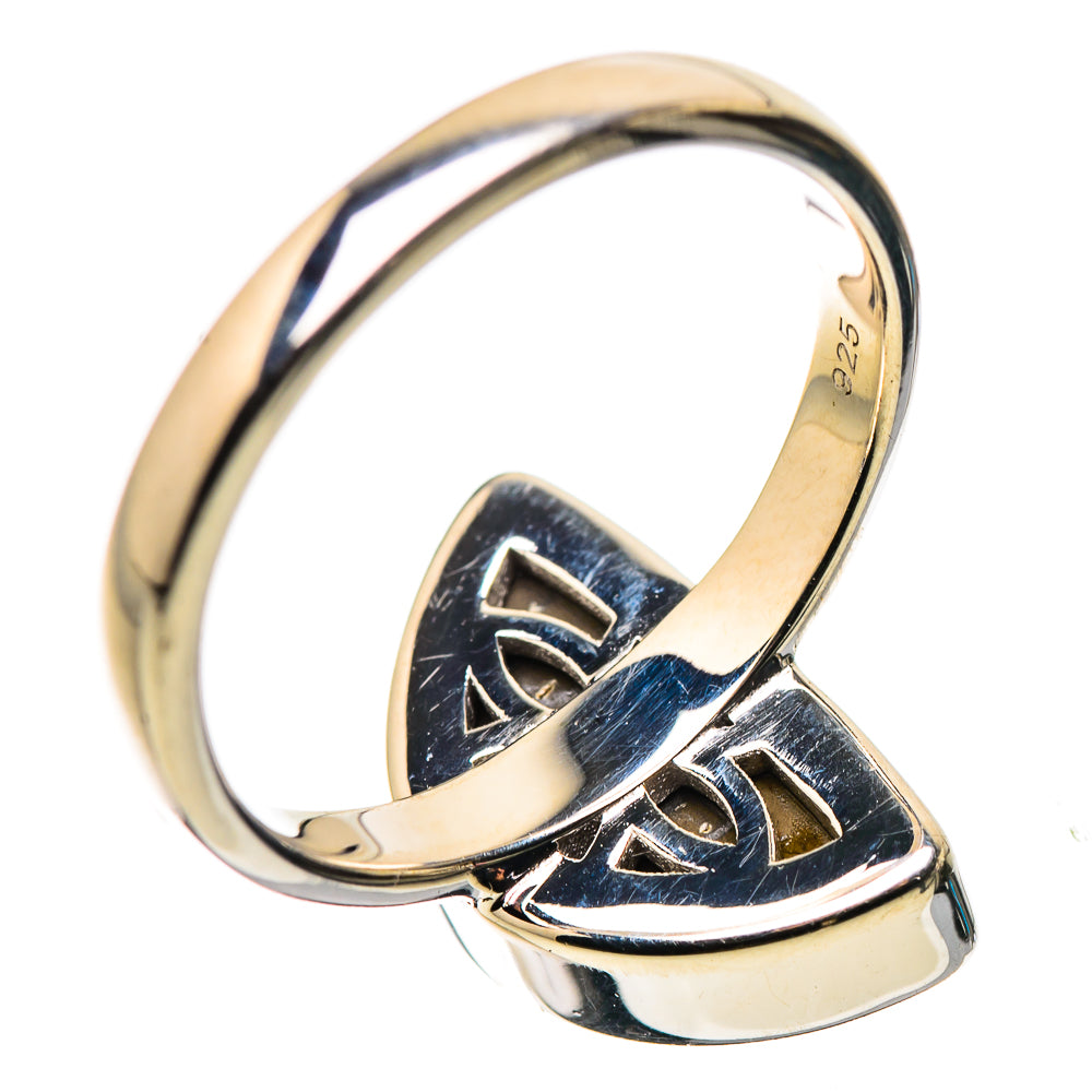 AAA Canadian Ammolite Rings handcrafted by Ana Silver Co - RING134563